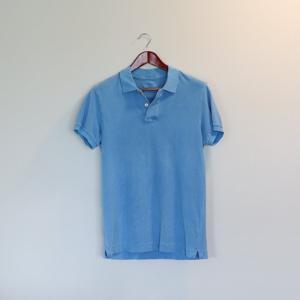 Circolo 1901 bright blue short-sleeve polo